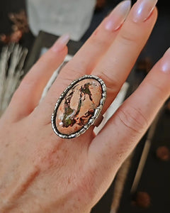 Mexican Fire Opal Ring