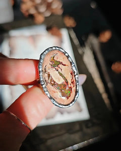 Mexican Fire Opal Ring