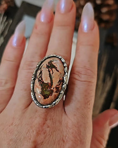 Mexican Fire Opal Ring
