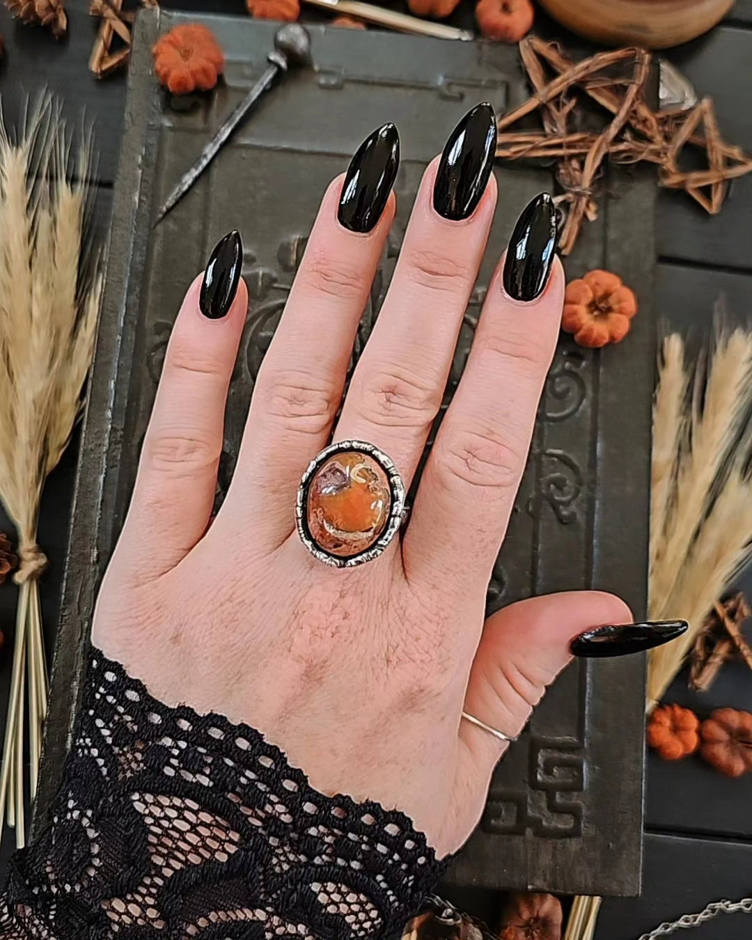 Fireball Opal Ring