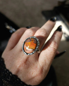 Fireball Opal Ring