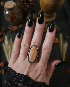 Preachy Opal Ring, size 7.5