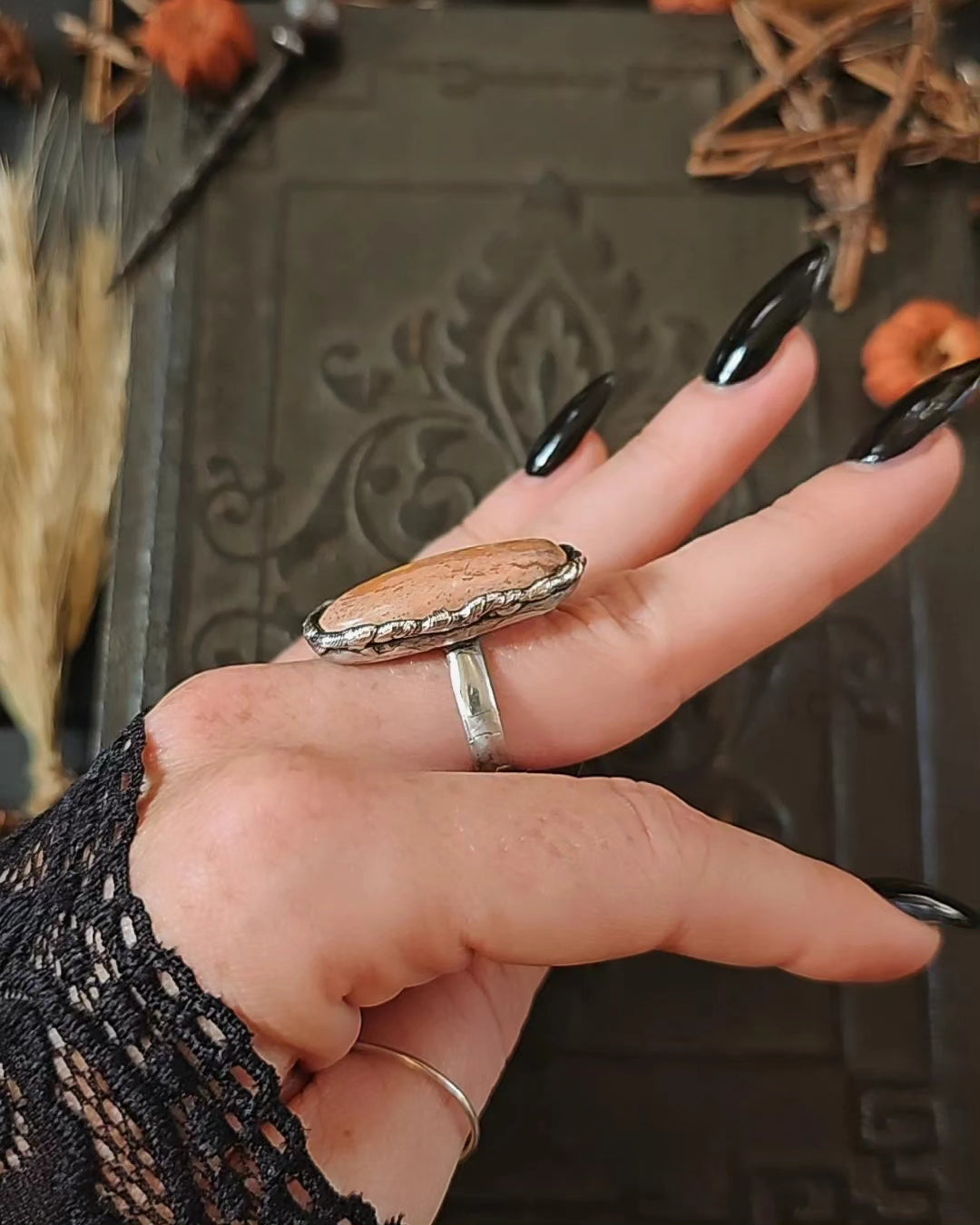 Preachy Opal Ring, size 7.5