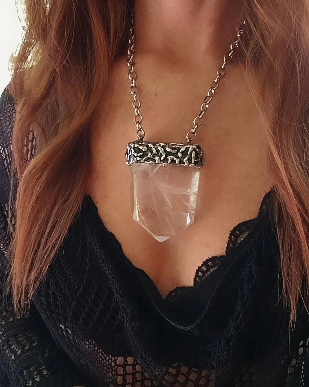 Lg. Crystal Pendant
