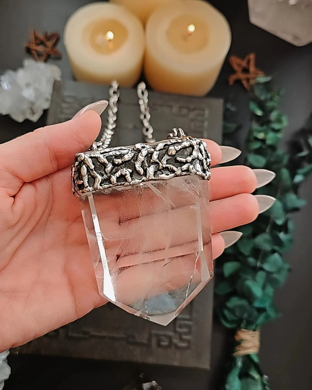 Lg. Crystal Pendant