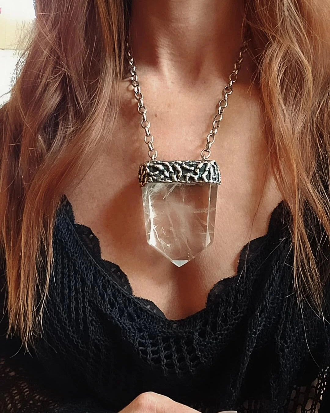 Lg. Crystal Pendant
