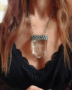 Lg. Crystal Pendant