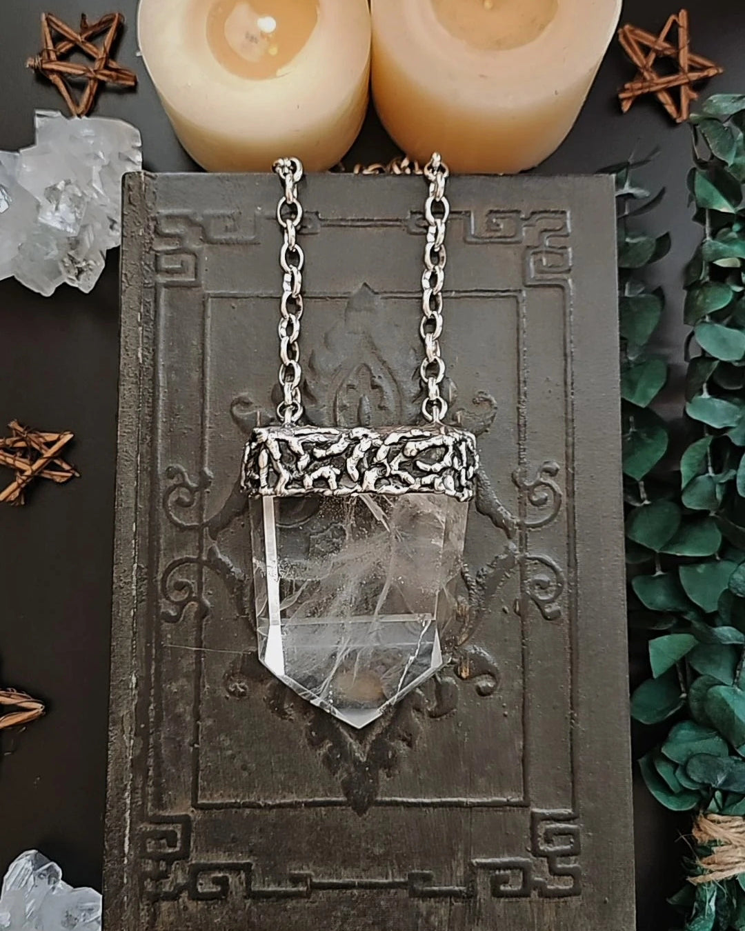 Lg. Crystal Pendant