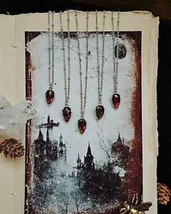 Garnet Charm Pendant