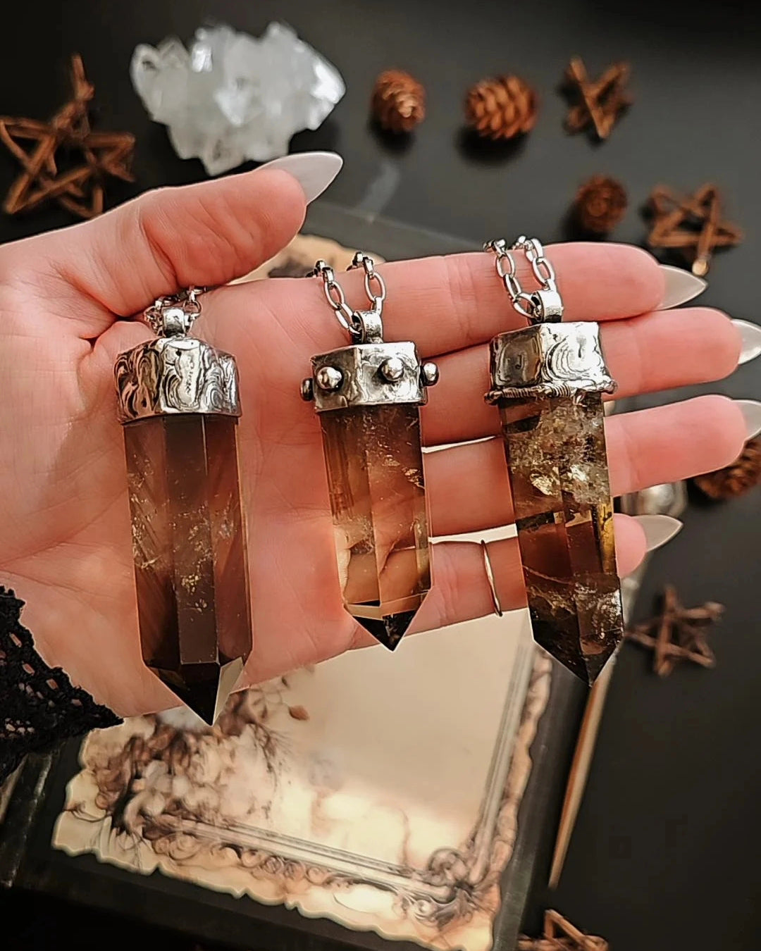 Smokey Citrine Pendants
