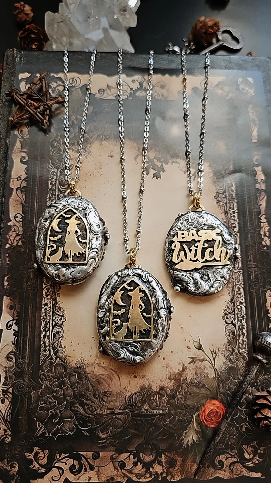 Cauldrons Bubble- Bewitching Pendant