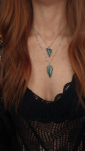 Black Sunstone moon Pendants