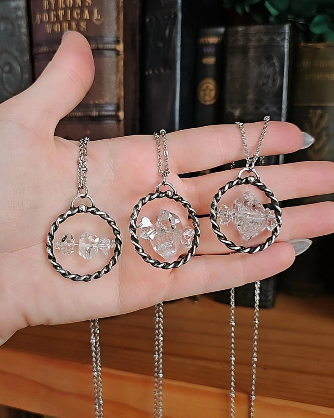 Crystal Spinner Pendant