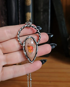 Mexican Fire Opal pendant
