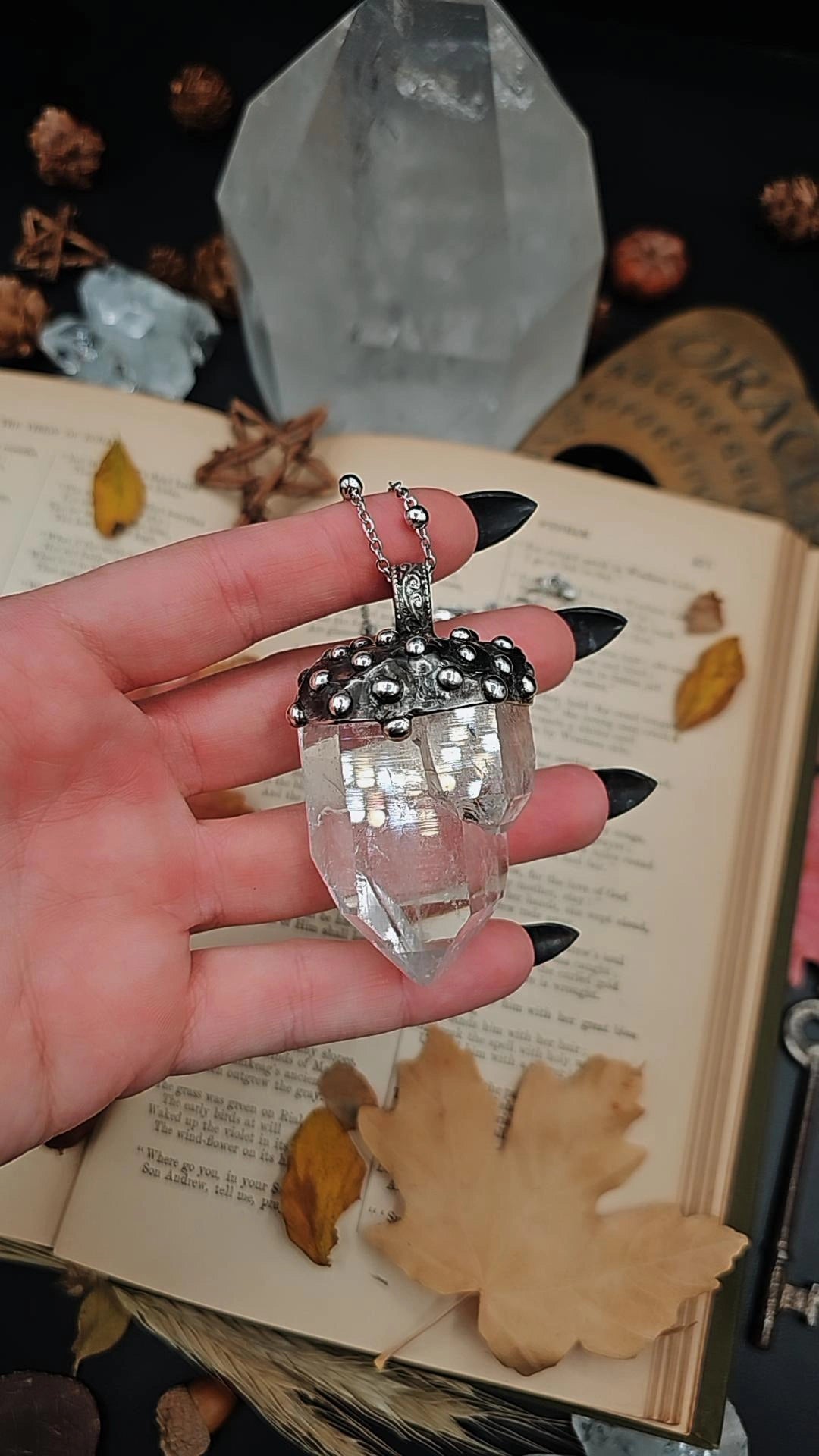 Double Crystal Pendant