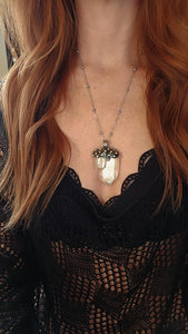 Double Crystal Pendant