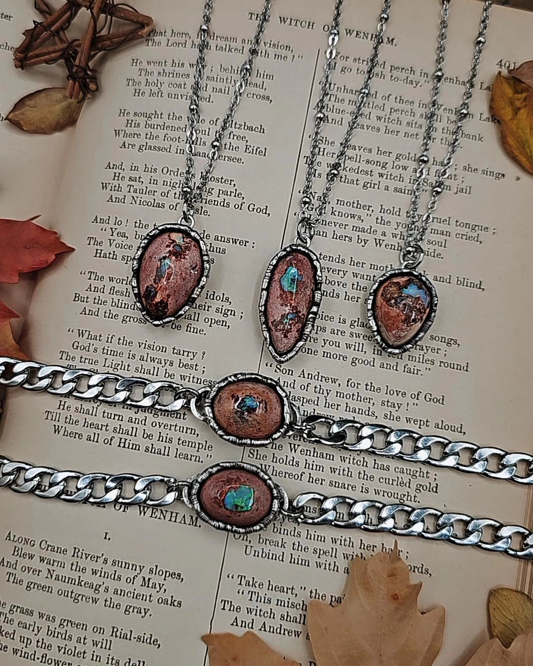Fairy-Mermaid Opal Pendants