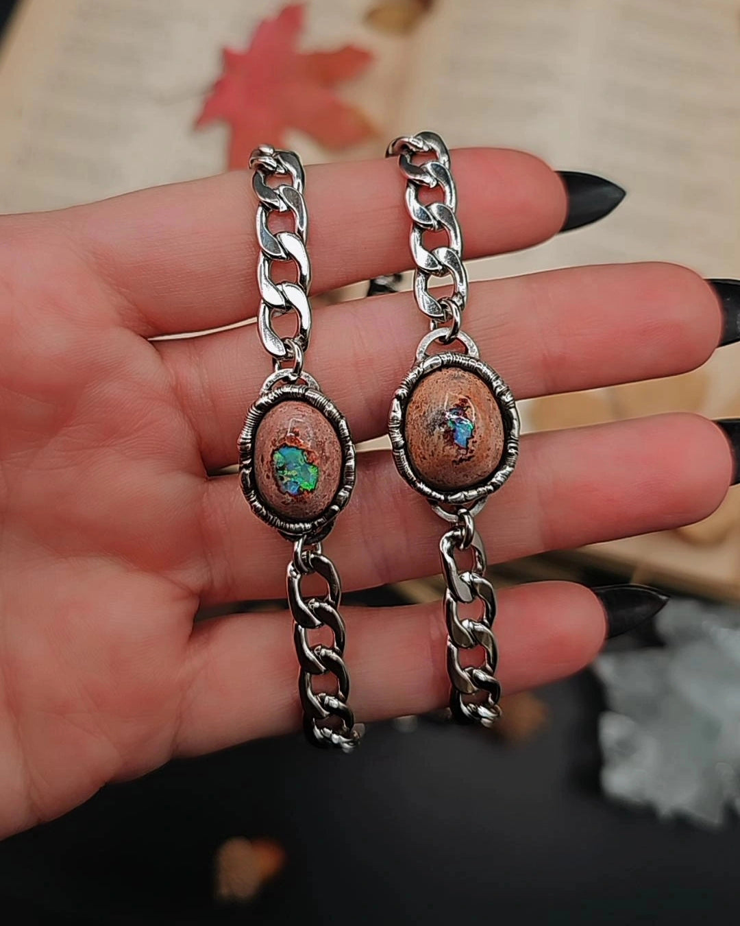 Fairy-Mermaid Opal Pendants