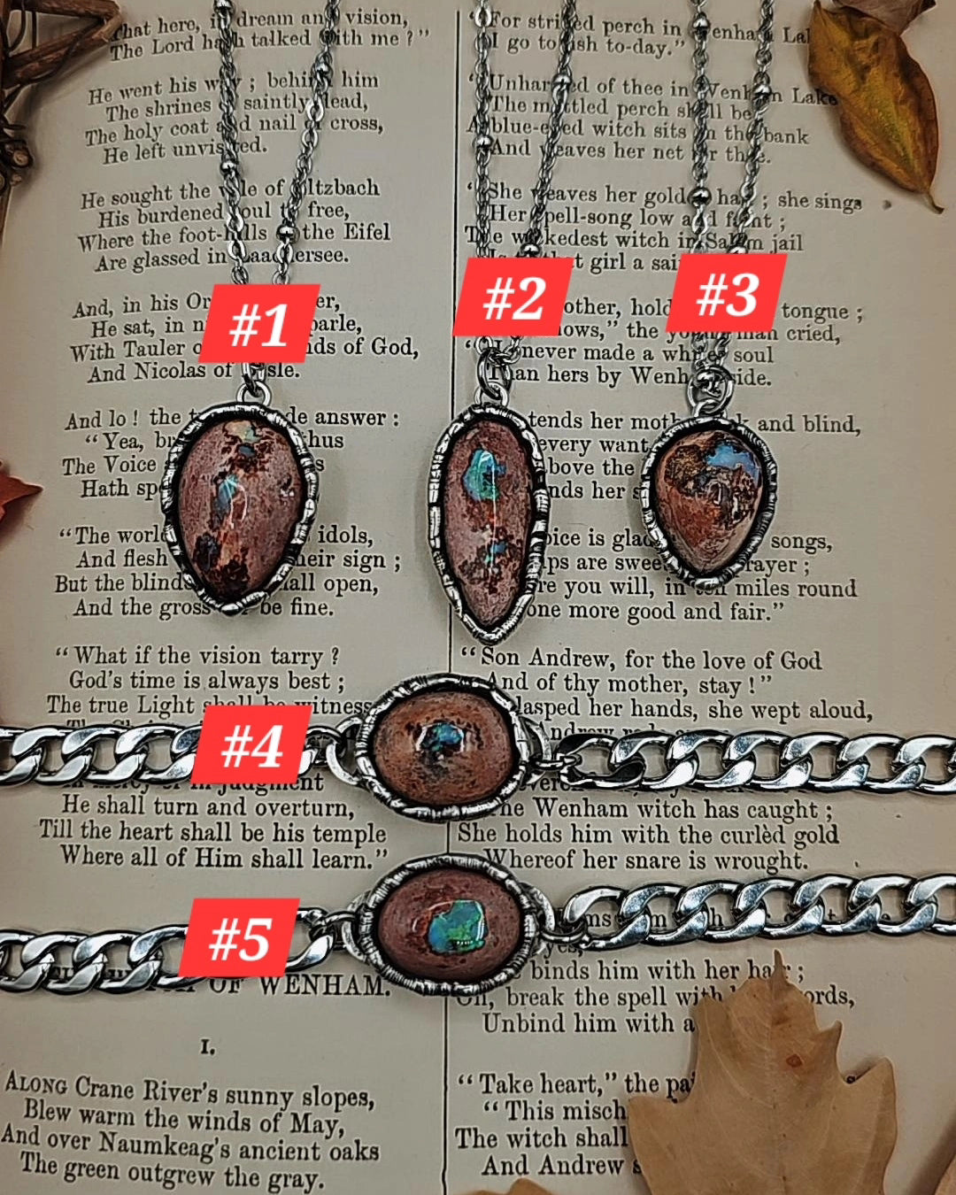 Fairy-Mermaid Opal Pendants