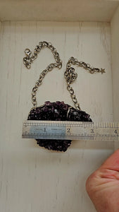 Amethyst Cluster Pendant