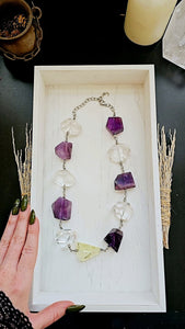 Triple Quartz Pendant