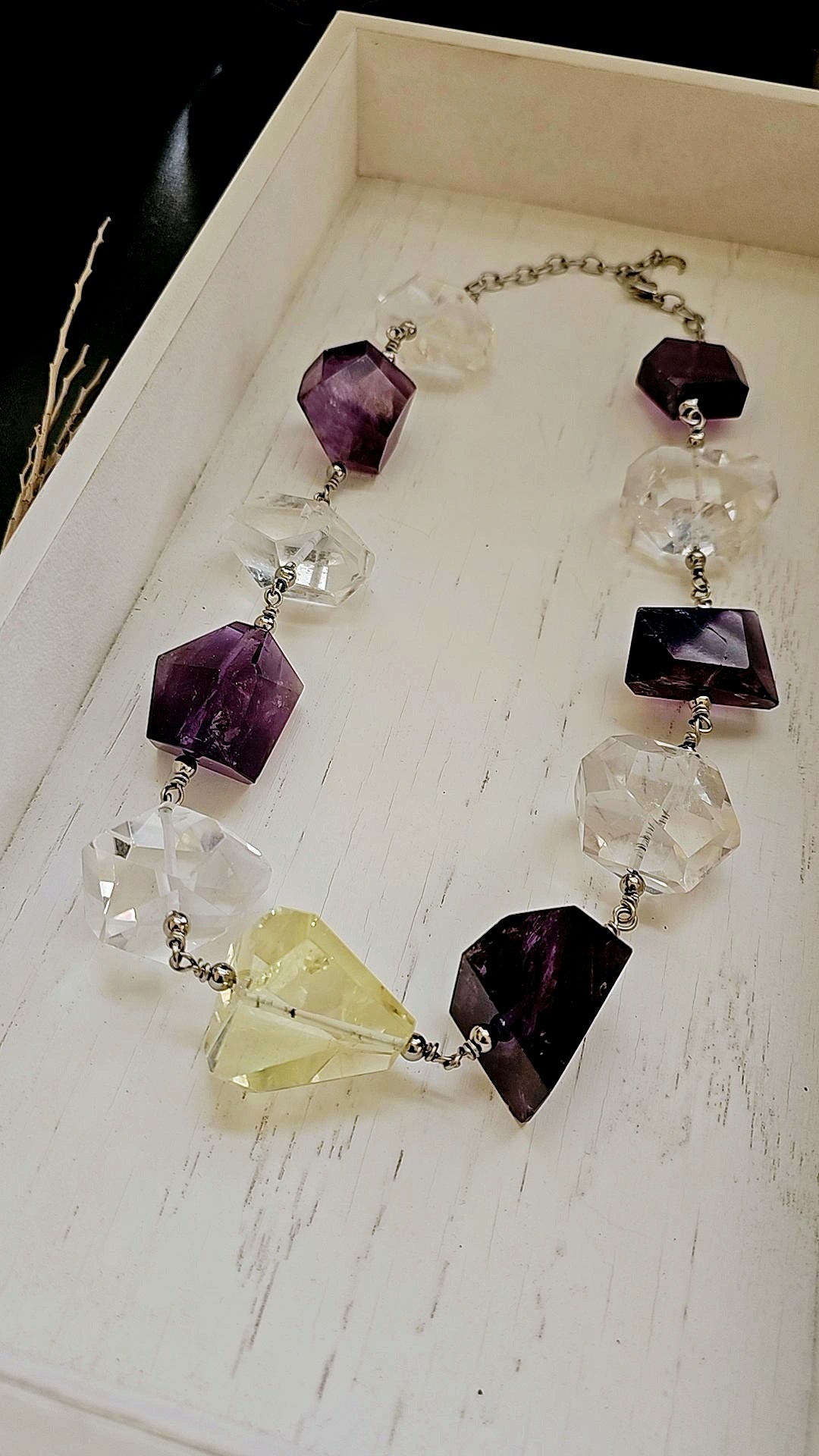 Triple Quartz Pendant