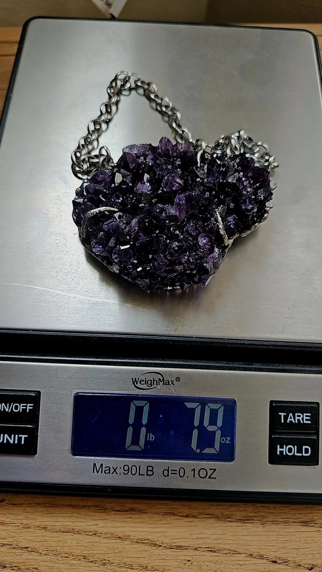 Amethyst Cluster Pendant