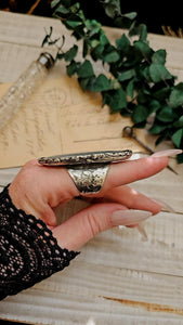 Grey Moonstone Ring