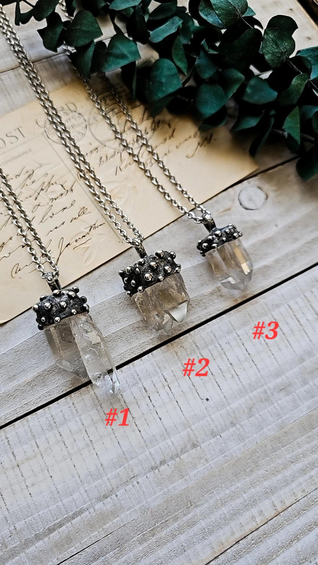 Non-typical Crystal Pendant