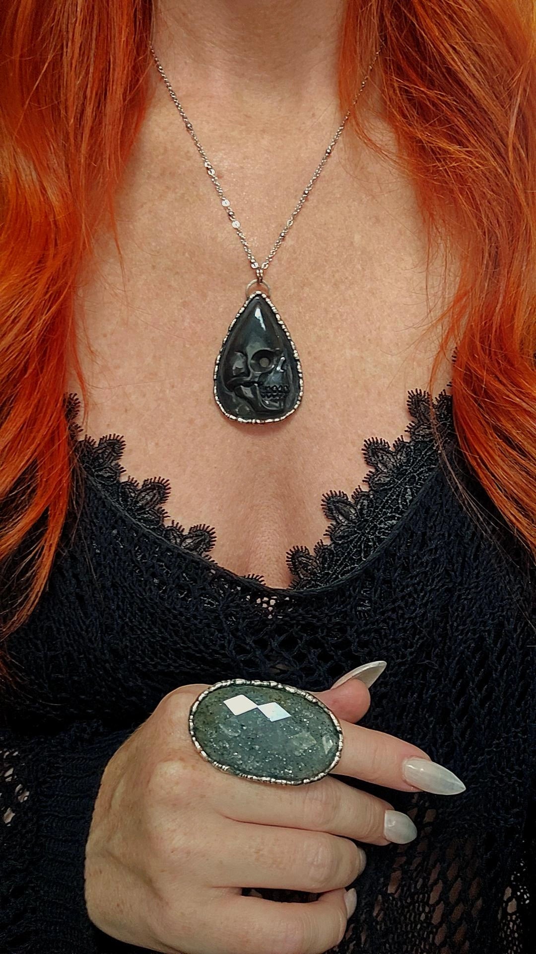 Skull Planchette Pendant 💀🥀