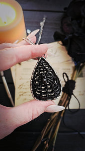 Spiderweb Planchette Pendant 💀🥀