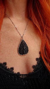 Spiderweb Planchette Pendant 💀🥀