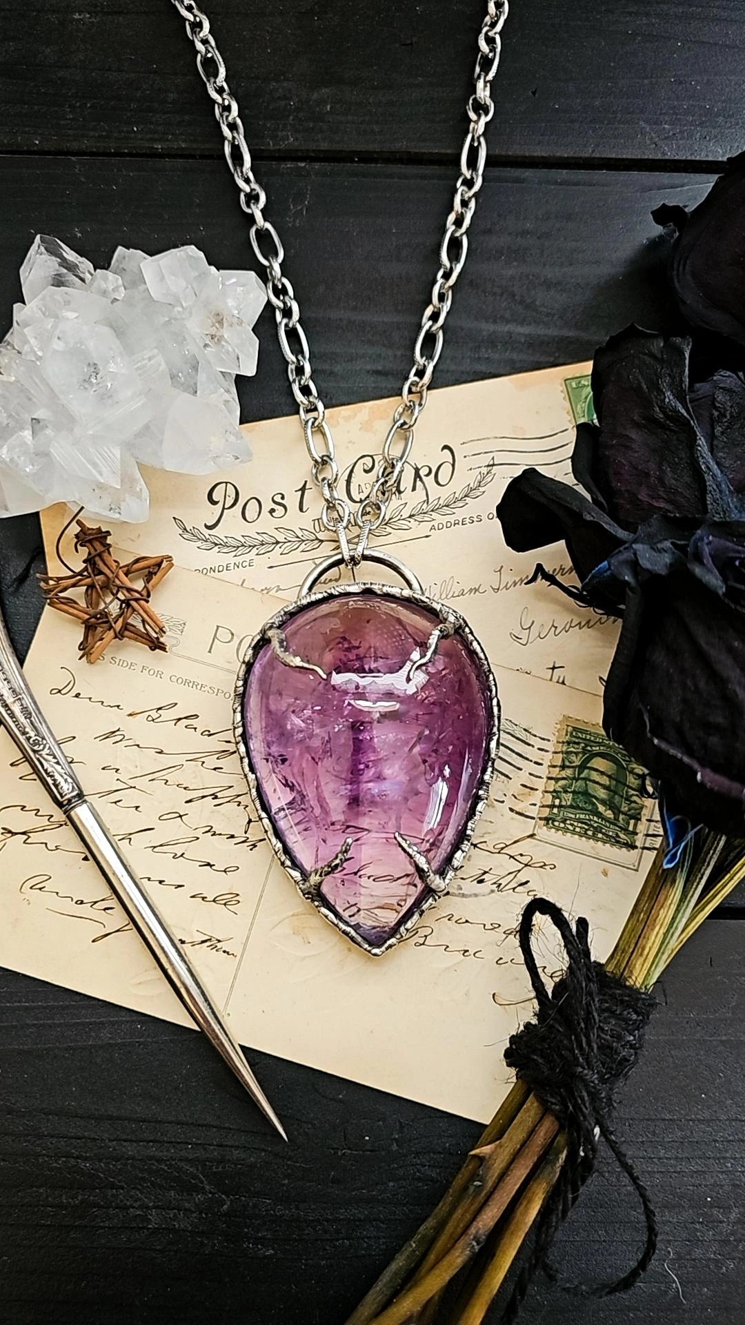 CONJUR Amethyst Pendant