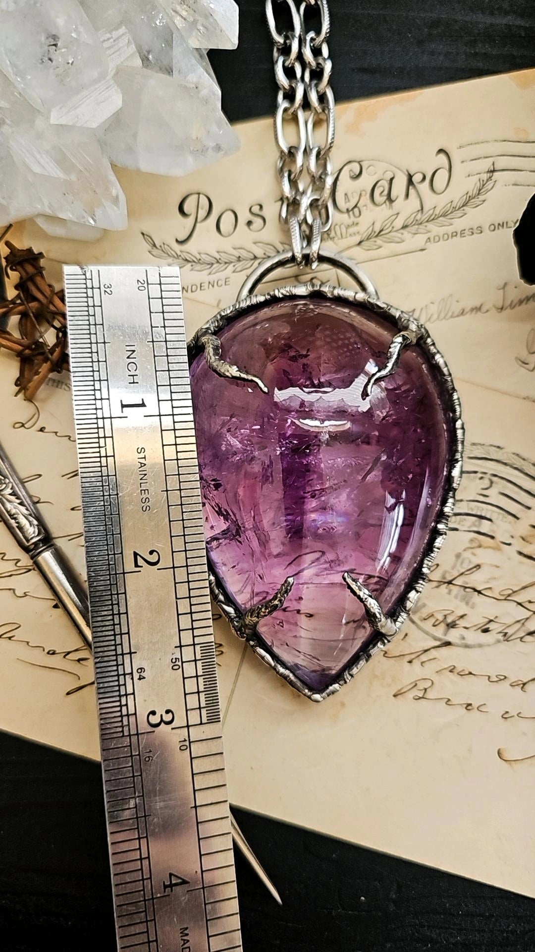 CONJUR Amethyst Pendant