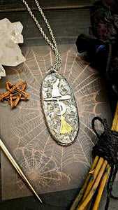 Apache Gold Witch Pendant