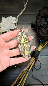 Apache Gold Witch Pendant