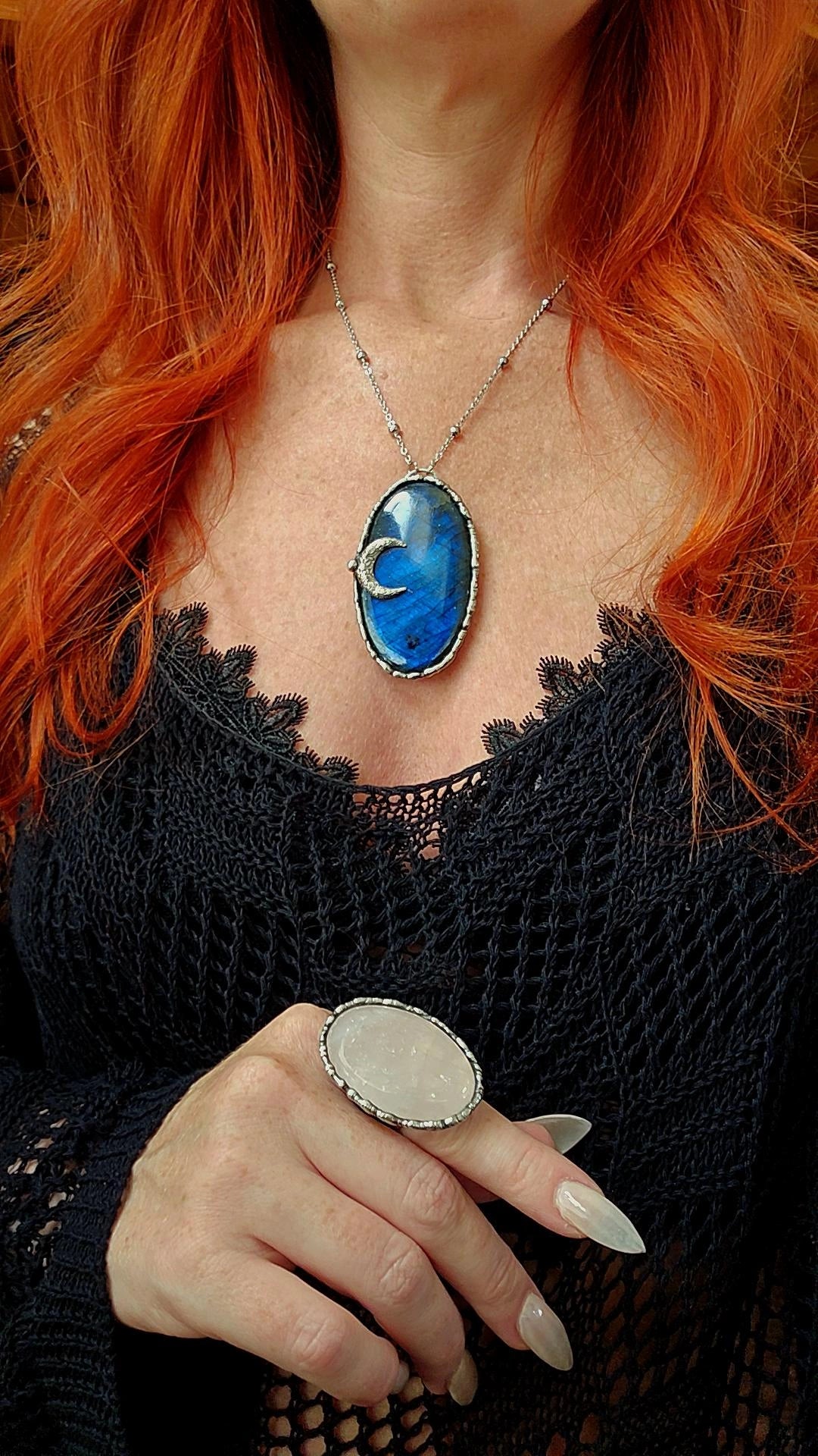 Luna Blue Pendant