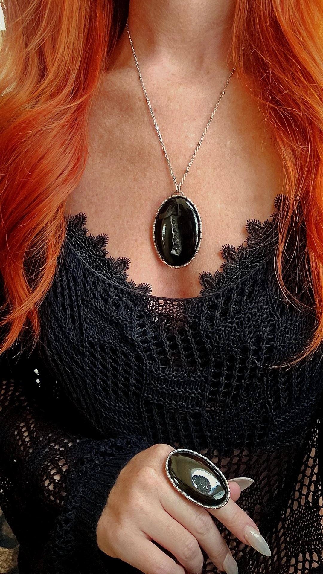 Onyx crystal Pendant