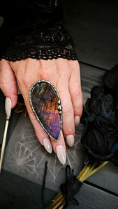 Labradorite Ring, size 6-11