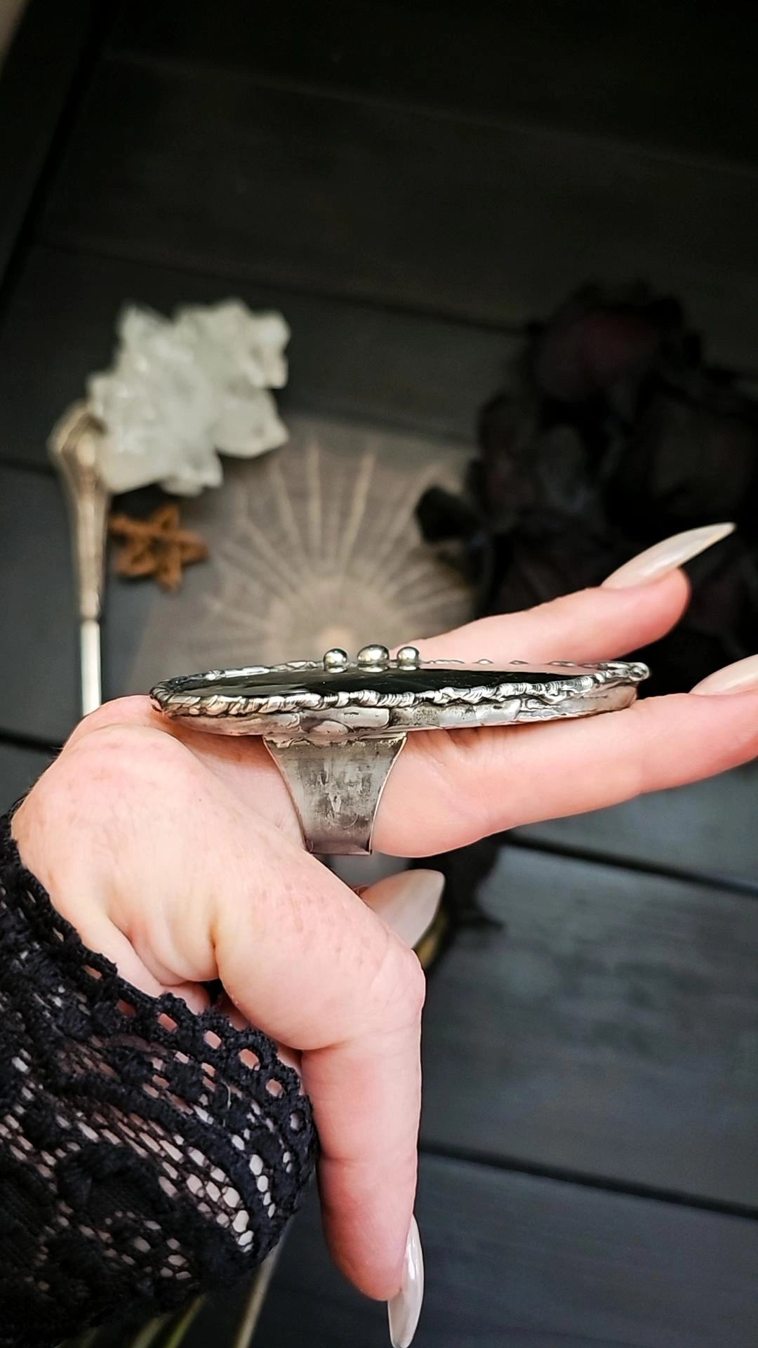 Labradorite Ring, size 6-11
