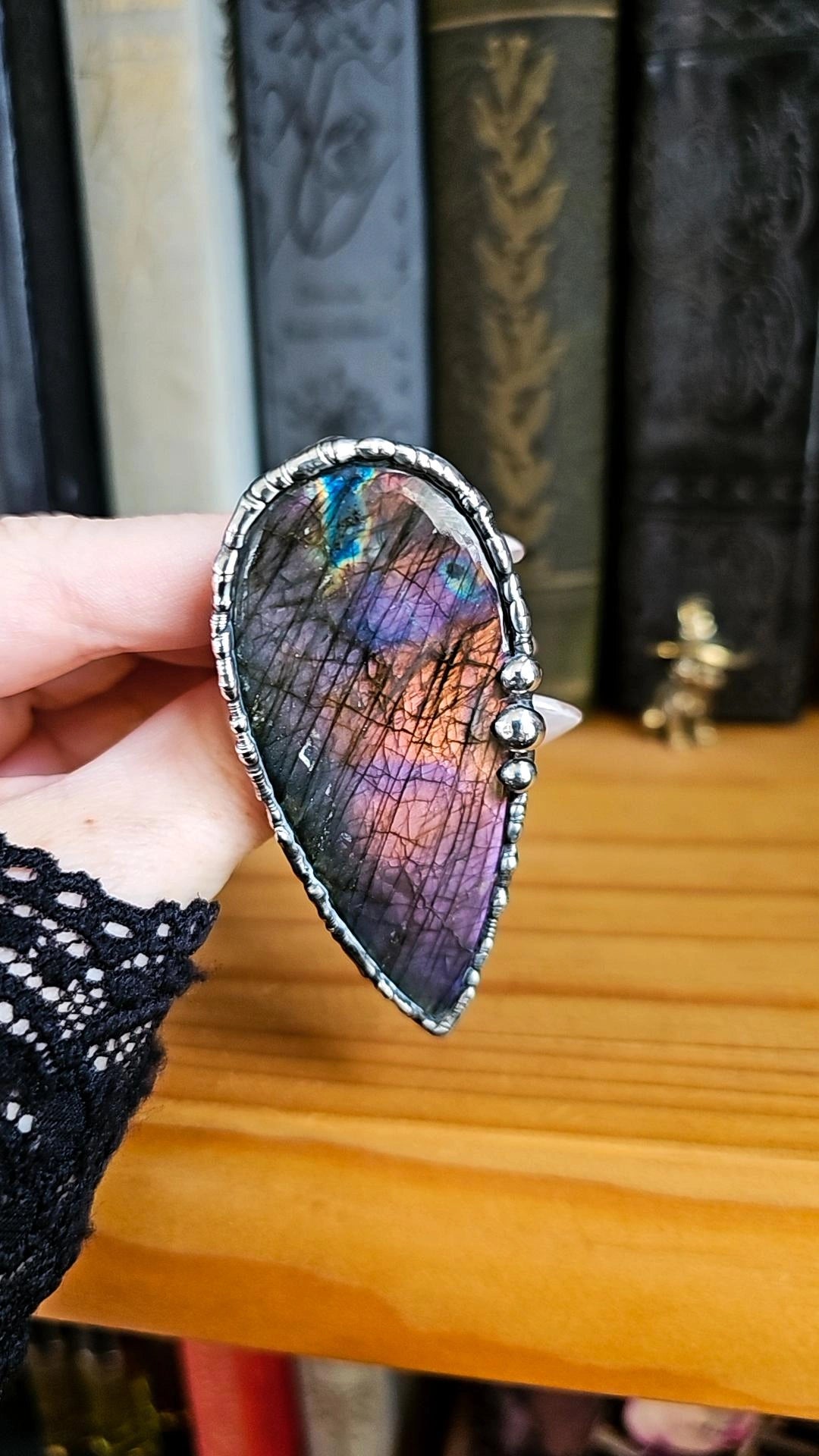 Labradorite Ring, size 6-11