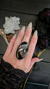 Brown Onyx Ring, size 6-11