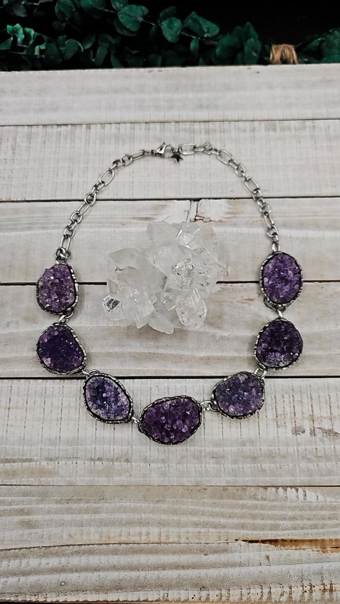 Amethyst Crystal Necklace
