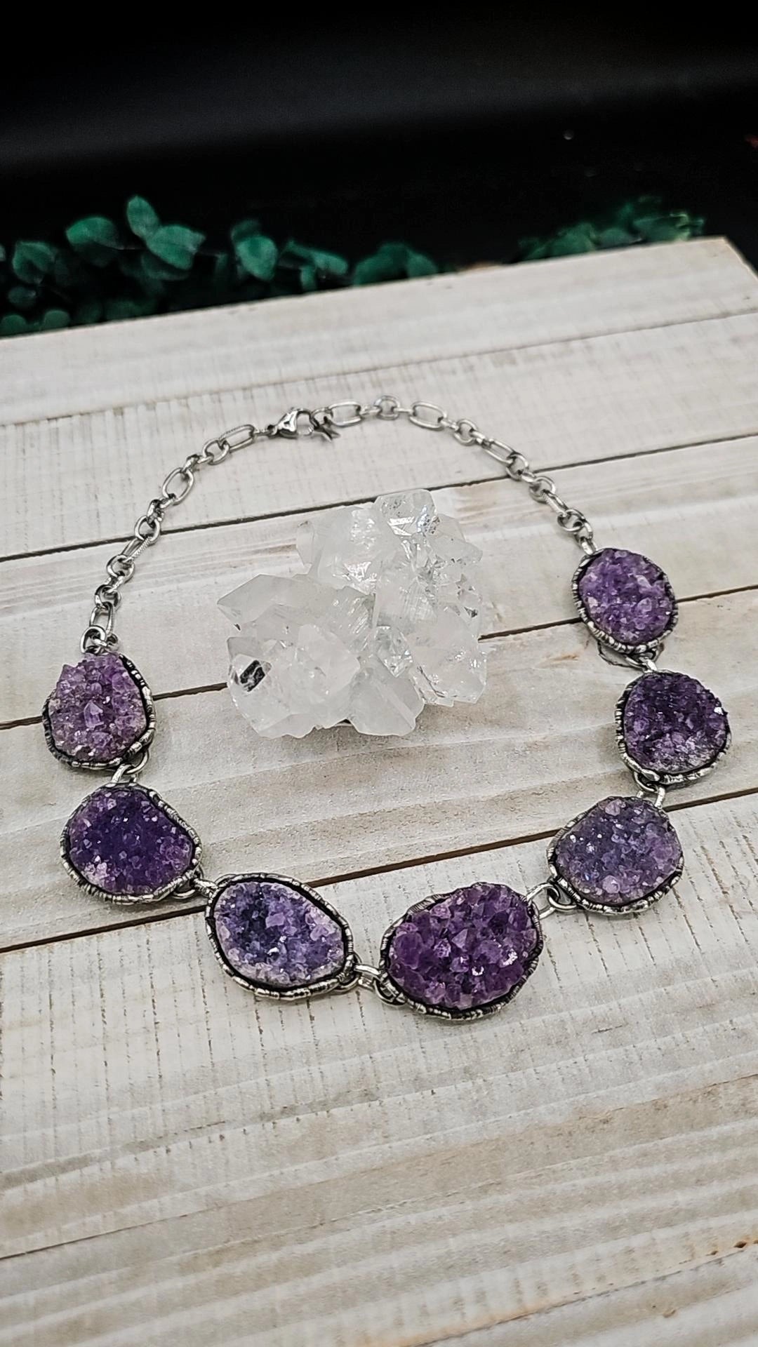 Amethyst Crystal Necklace