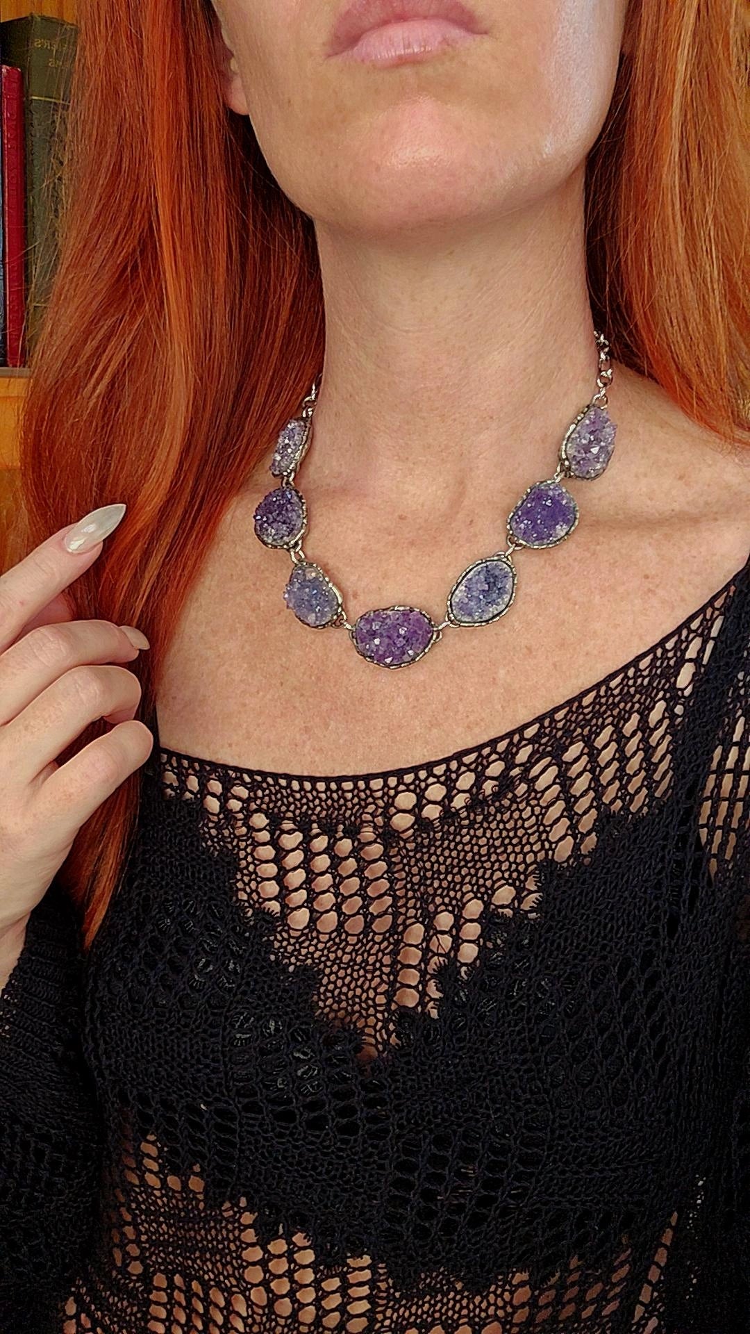Amethyst Crystal Necklace