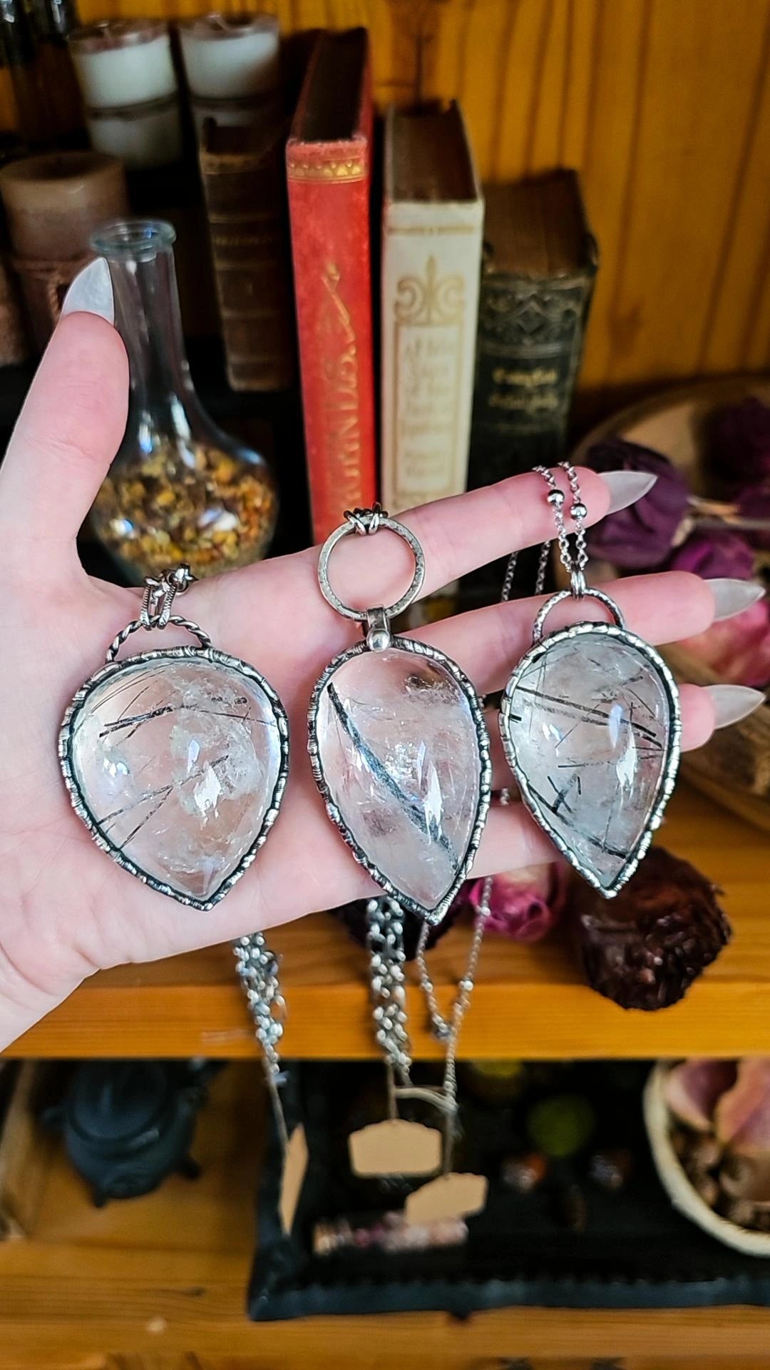 Tourmilated Quartz Pendant