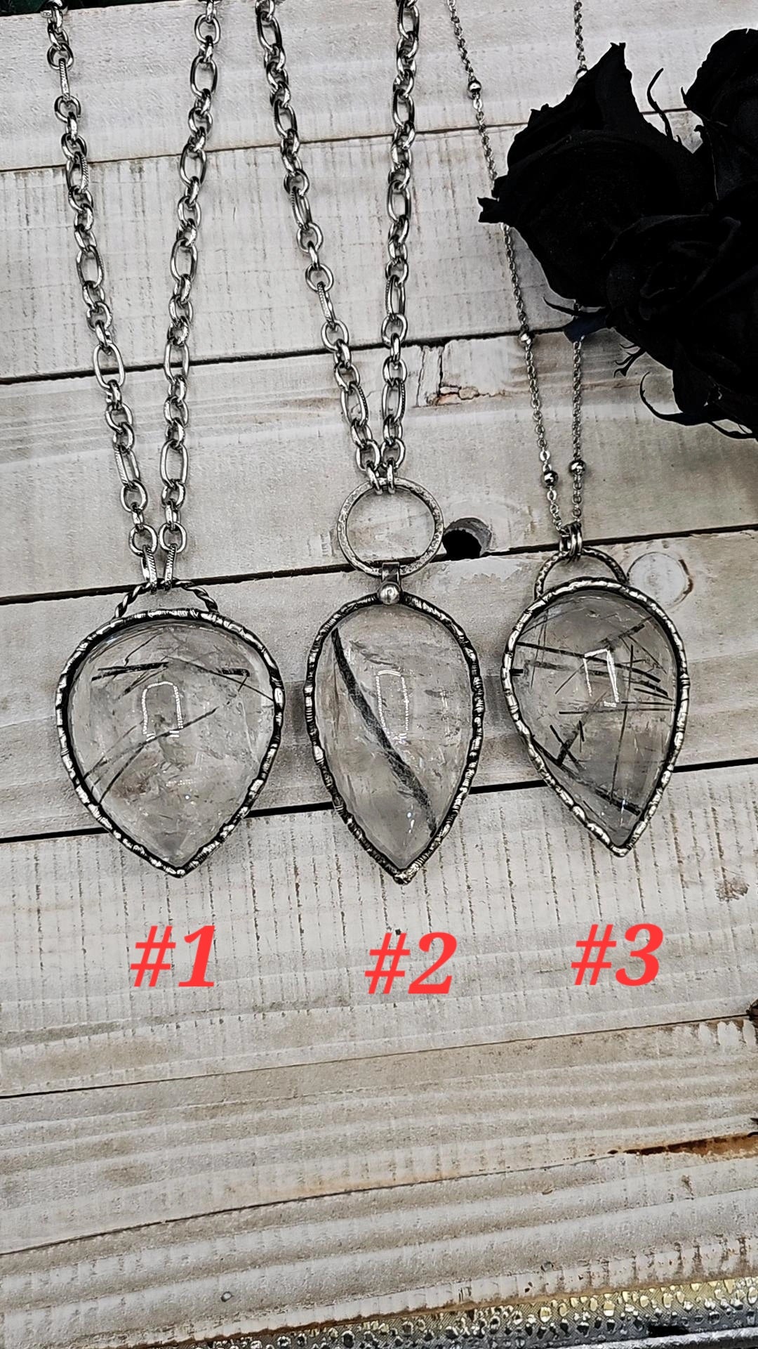 Tourmilated Quartz Pendant