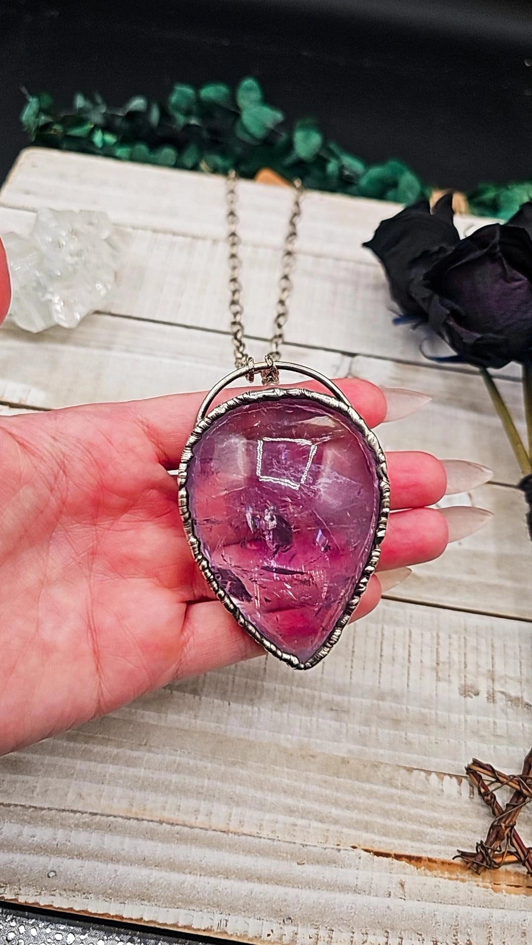 Large Amethyst Pendant