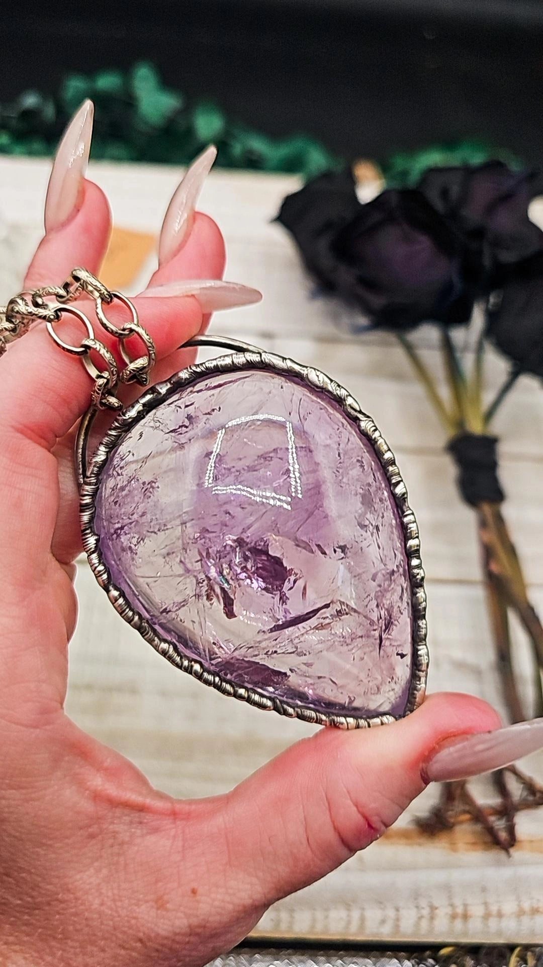 Large Amethyst Pendant