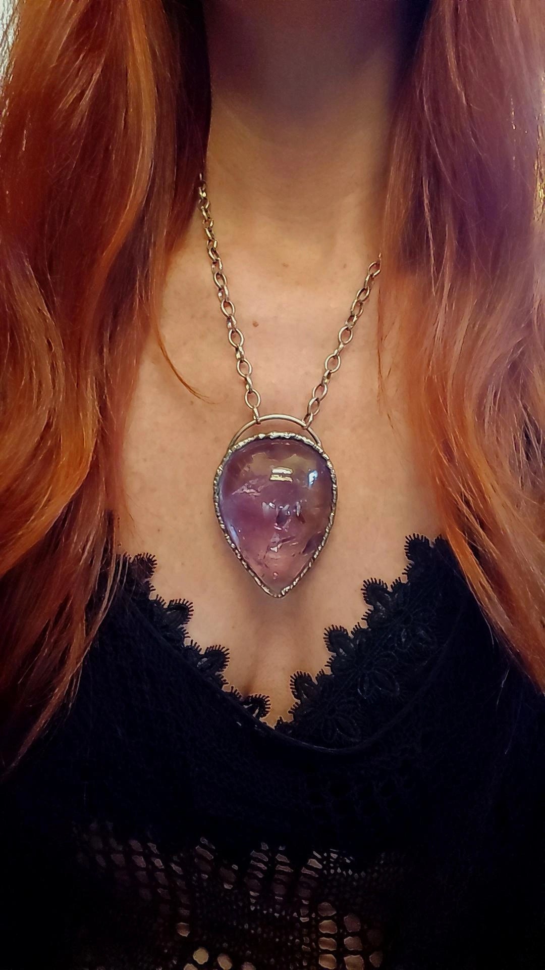 Large Amethyst Pendant